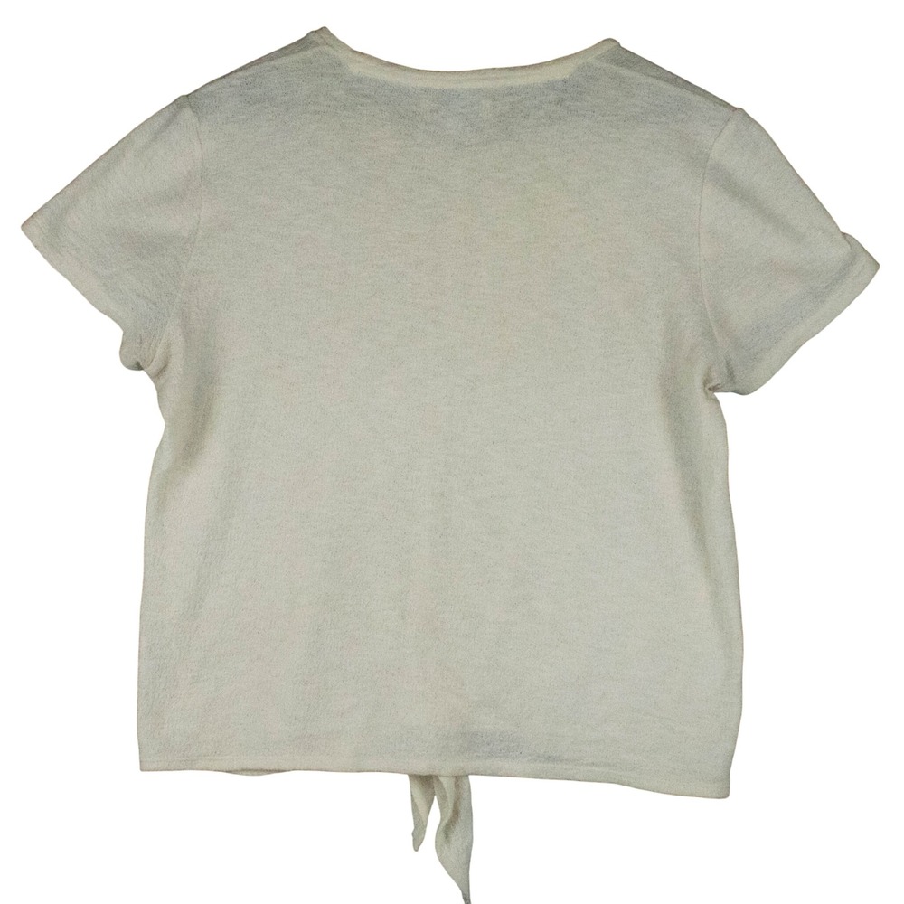 Madewell‎ Womens M Texture & Thread Tie-Front Top 100% Cotton Boho Minimalist - Picture 3 of 8